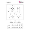 Livco Corsetti Fashion - Ensemble Binella Babydoll + Thong Noir
